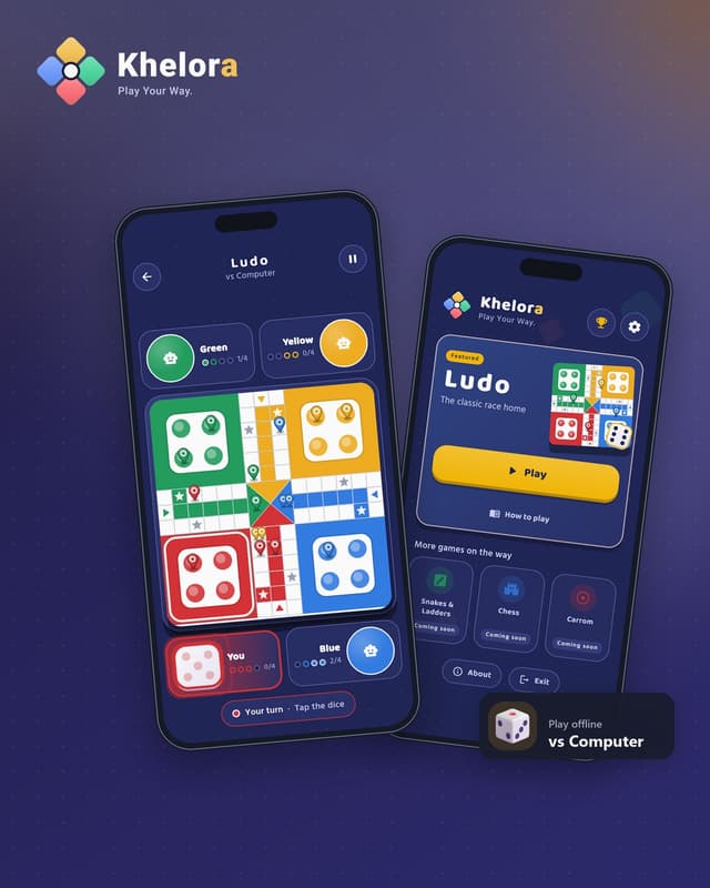 Khelora: Offline Ludo