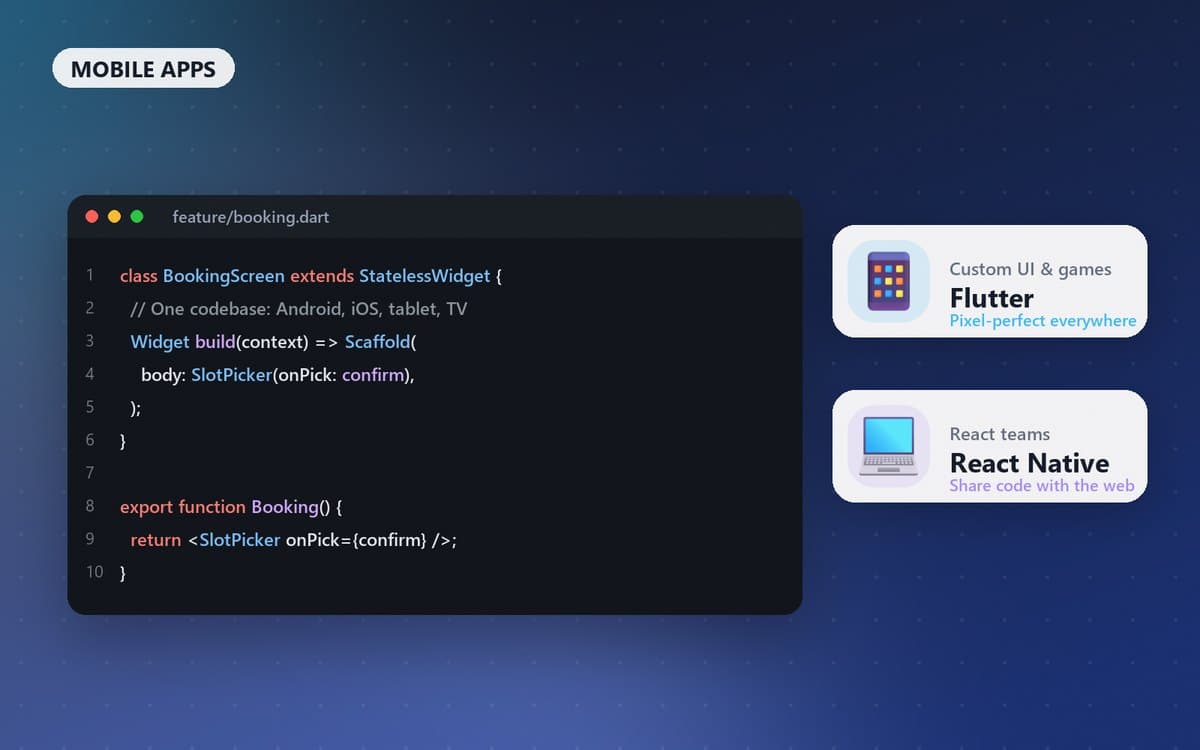 Flutter or React Native in 2026? How We Choose